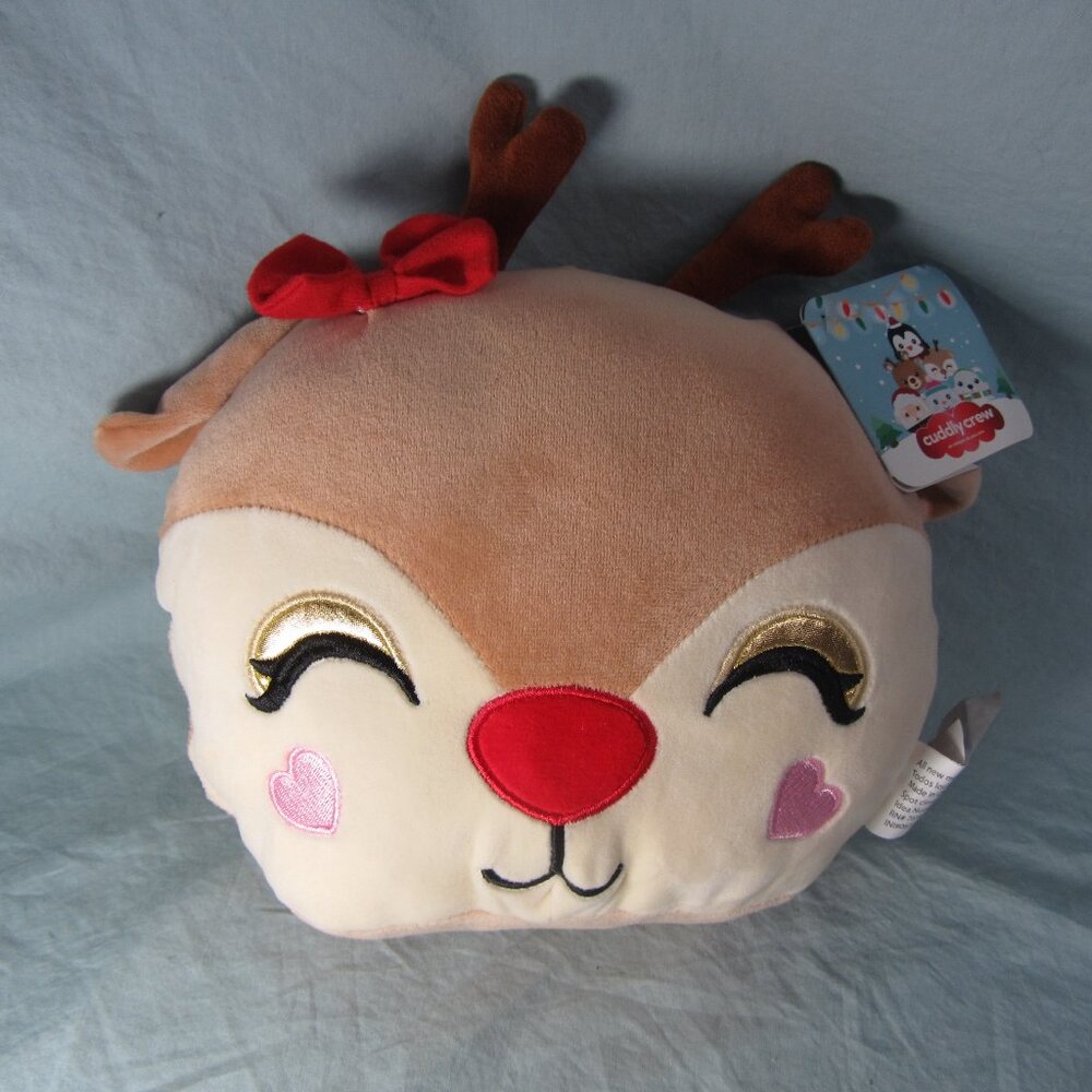 3 for $55 - plush cuddly crew NWT idea nuova reindeer stuffed animal (W2435)